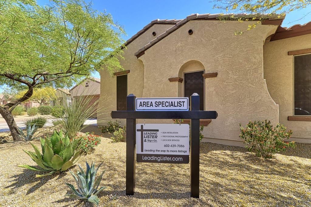 Black Luxury Double Real Estate Sign