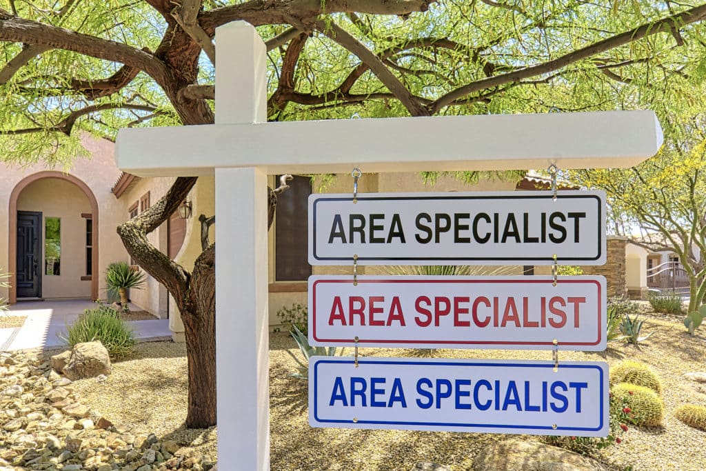 Red Blue Black Message Riders Real Estate Sign